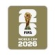 Parche Dorado de la Copa Mundial de la FIFA 2026 - Versión para Uniforme Claro  + €6.00 