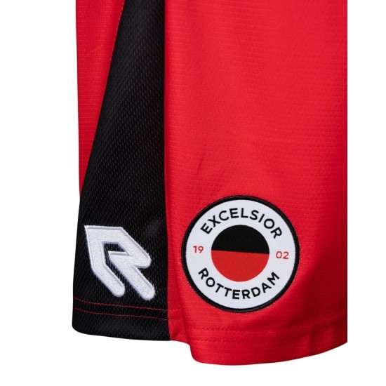 Pantalones Cortos de Local Excelsior Rotterdam 2026/27 - Rojos para Mujer Pantalones Cortos de Local Excelsior Rotterdam 2026/27 - Rojos para Mujer
