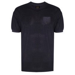 Camiseta retro blackout Inglaterra 1970 #6 para hombre