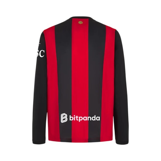 Camiseta de manga larga de local Milan 2026/27 para hombre
