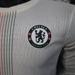 Hombre Chelsea 2025/26 Camiseta de Visitante Manga Larga Hombre Chelsea 2025/26 Camiseta de Visitante Manga Larga