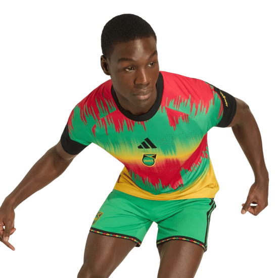 Camiseta de calentamiento local Mundial 2026 de Jamaica para mujer Camiseta de calentamiento local Mundial 2026 de Jamaica para mujer