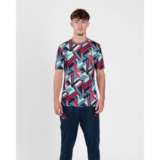 Hombre Swansea City 2025/26 Tercera Camiseta de Calentamiento Hombre Swansea City 2025/26 Tercera Camiseta de Calentamiento