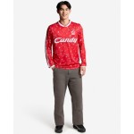 Camiseta retro local Candy manga larga Liverpool 1989/91 de hombre Camiseta retro local Candy manga larga Liverpool 1989/91 de hombre