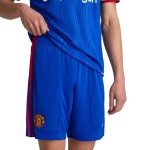 Pantalón Corto Visitante Manchester United 2026/27 Azul Niño Pantalón Corto Visitante Manchester United 2026/27 Azul Niño