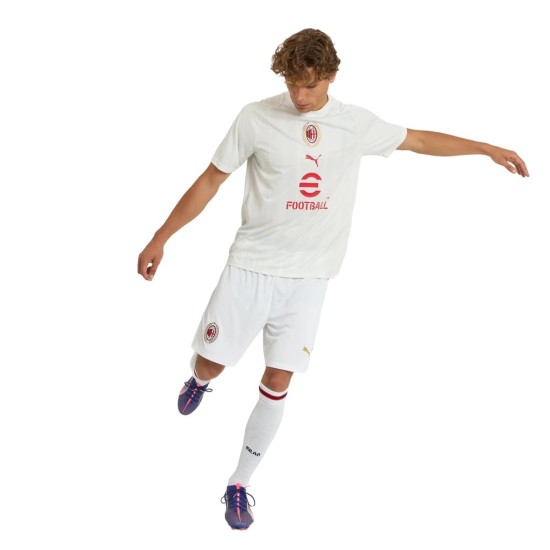 Camiseta Pre Partido Tercera AC Milan 2026/27 - Blanca Hombre Camiseta Pre Partido Tercera AC Milan 2026/27 - Blanca Hombre