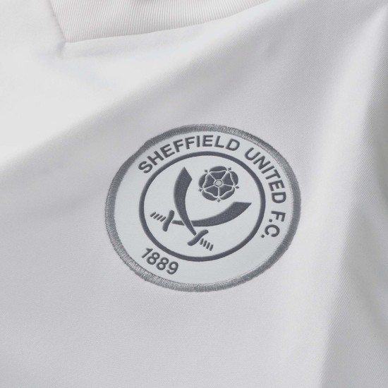 Camiseta de Prepartido Visitante Sheffield United 2026/27 Niño - Blanca Camiseta de Prepartido Visitante Sheffield United 2026/27 Niño - Blanca