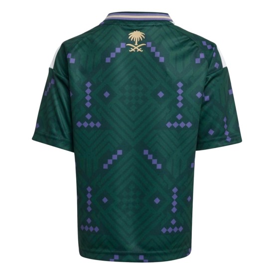Conjunto local infantil Arabia Saudita 2026 Copa del Mundo