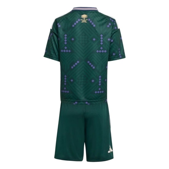 Conjunto local infantil Arabia Saudita 2026 Copa del Mundo