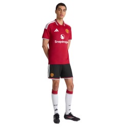 Pantalones cortos de local Manchester United 2026/27 - Negro para mujer Pantalones cortos de local Manchester United 2026/27 - Negro para mujer