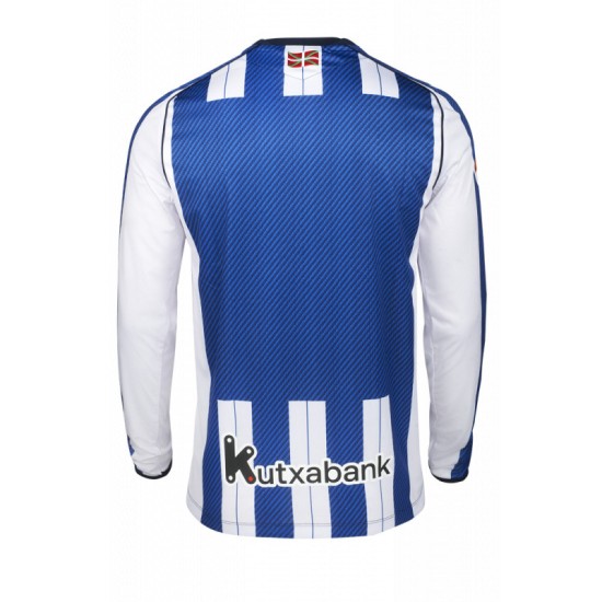 Camiseta local de manga larga 2025/26 de la Real Sociedad para hombre Camiseta local de manga larga 2025/26 de la Real Sociedad para hombre