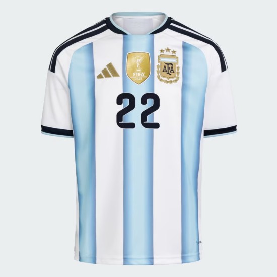 Camiseta Oficial Local Argentina 2026 Mujer L. MARTÍNEZ #22 Camiseta Oficial Local Argentina 2026 Mujer L. MARTÍNEZ #22