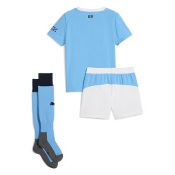 Kit Local Manchester City 2025/26 Niño