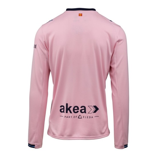 Camiseta de Visitante de Manga Larga Malmö FF 2025 para Hombre - Rosa Camiseta de Visitante de Manga Larga Malmö FF 2025 para Hombre - Rosa