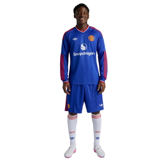 Camiseta Visitante Manga Larga Manchester United 2026/27 Hombre Camiseta Visitante Manga Larga Manchester United 2026/27 Hombre