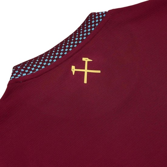 Camiseta de Manga Larga de Local West Ham United 2026/27 para Hombre Camiseta de Manga Larga de Local West Ham United 2026/27 para Hombre