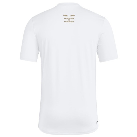 Camiseta Hook AEROREADY Tercera Mujer Los Angeles FC 2025 - Blanca