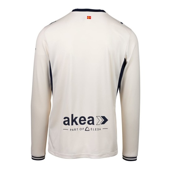 Camiseta de manga larga de visitante Malmö FF 2026 - Blanca para niños
