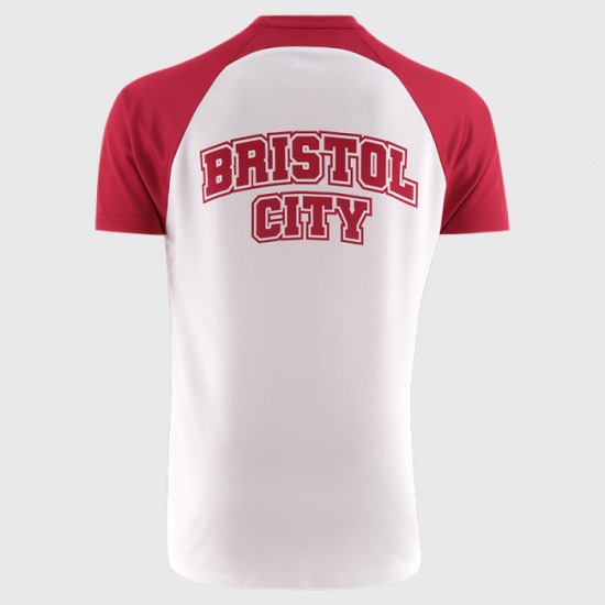 Camiseta calentamiento local Bristol City 2025/26 niño
