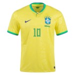Neymar #10 Brasil Camiseta de Local Mundial 2022