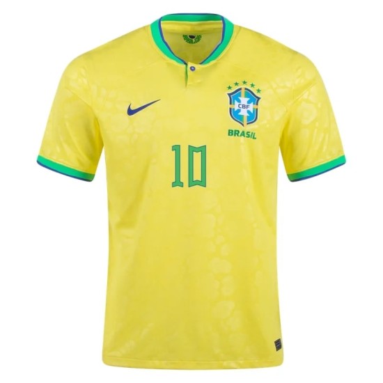 Neymar #10 Brasil Camiseta de Local Mundial 2022