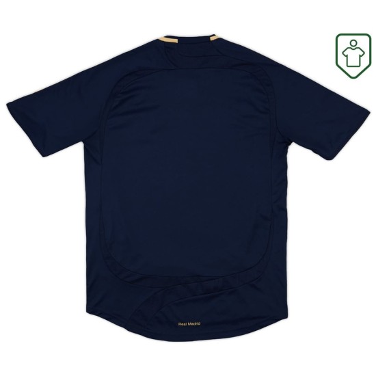 Hombre Camiseta retro visitante Real Madrid 2007/08 Negra