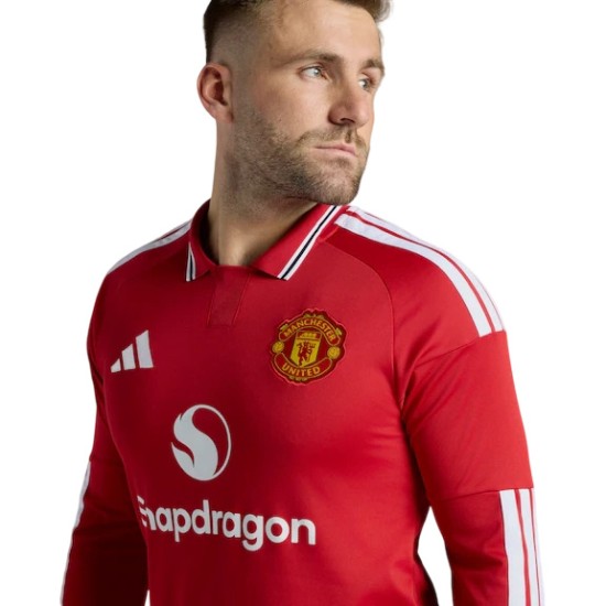 Camiseta Local Infantil de Manga Larga Manchester United 2026/27