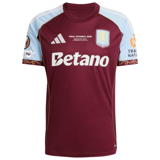 Camiseta Aston Villa Campeón de la UEFA Europa League 2025/26 Niño Camiseta Aston Villa Campeón de la UEFA Europa League 2025/26 Niño