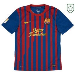 Hombre Camiseta retro local FC Barcelona 2011/12 Messi #10