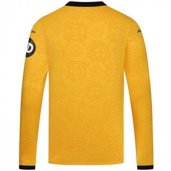 Camiseta de Manga Larga Local 2025/26 Wolverhampton Wanderers Mujer Camiseta de Manga Larga Local 2025/26 Wolverhampton Wanderers Mujer