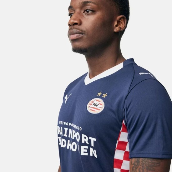 Niño PSV 2025/26 Camiseta Visitante Champion #27