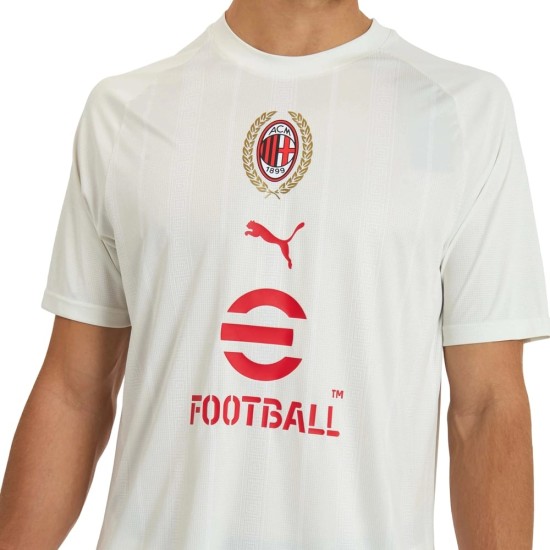Camiseta Pre Partido Tercera AC Milan 2026/27 - Blanca Hombre Camiseta Pre Partido Tercera AC Milan 2026/27 - Blanca Hombre