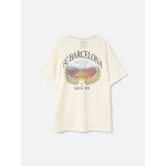 Camiseta Retro Spotify Camp Nou FC Barcelona para Mujer