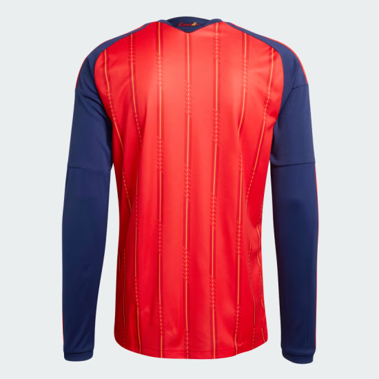 Camiseta de manga larga local de la Copa del Mundo 2026 de España para hombre Camiseta de manga larga local de la Copa del Mundo 2026 de España para hombre