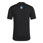 Camiseta infantil Minnesota United FC 2025 tercera Hook AEROREADY - negra Camiseta infantil Minnesota United FC 2025 tercera Hook AEROREADY - negra