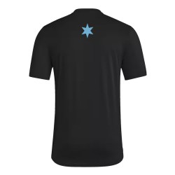 Camiseta mujer Minnesota United FC 2025 tercera Hook AEROREADY - negra Camiseta mujer Minnesota United FC 2025 tercera Hook AEROREADY - negra
