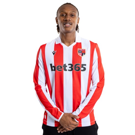 Camiseta local Stoke City 2026/27 manga larga para hombre Camiseta local Stoke City 2026/27 manga larga para hombre