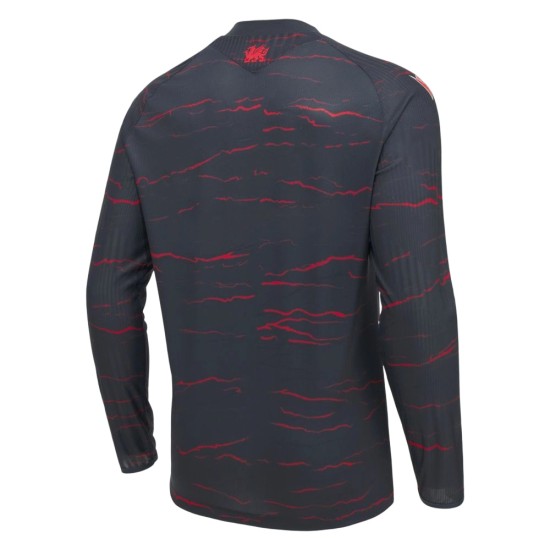 Camiseta de Manga Larga de Visitante del Wrexham AFC 2026/27 para Hombre Camiseta de Manga Larga de Visitante del Wrexham AFC 2026/27 para Hombre