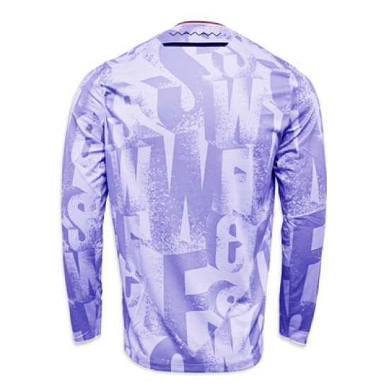 Camiseta de manga larga visitante 2025/26 del Sheffield Wednesday para hombre