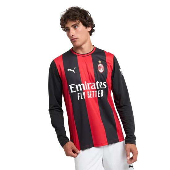 Camiseta de manga larga de local Milan 2026/27 para hombre
