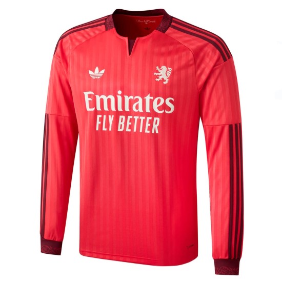 Camiseta Visitante Manga Larga Niño OL 2026/27 Camiseta Visitante Manga Larga Niño OL 2026/27