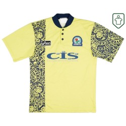 Camiseta retro Blackburn Rovers 1996/97 visitante para hombre Duff #32 Camiseta retro Blackburn Rovers 1996/97 visitante para hombre Duff #32