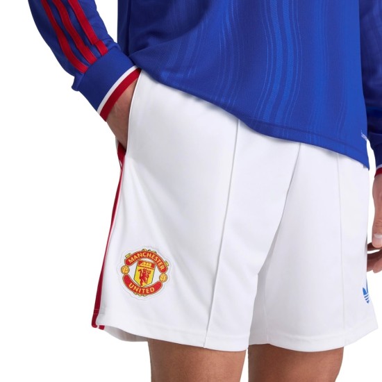 Pantalón Corto Visitante Manchester United 2026/27 Blanco Niño Pantalón Corto Visitante Manchester United 2026/27 Blanco Niño