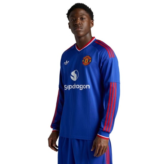 Camiseta Visitante Manga Larga Manchester United 2026/27 Hombre Camiseta Visitante Manga Larga Manchester United 2026/27 Hombre