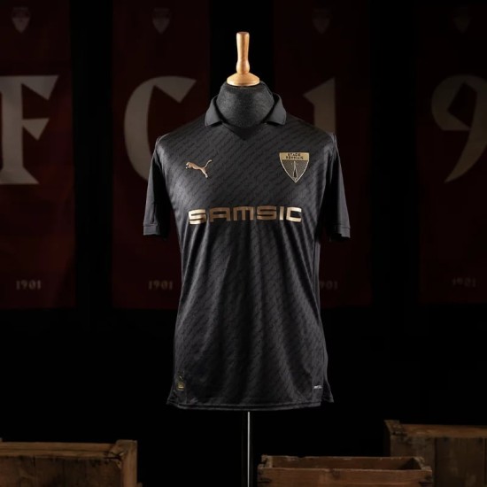 Camiseta 125 Aniversario 2025/26 Rennes - Negra Mujer Camiseta 125 Aniversario 2025/26 Rennes - Negra Mujer