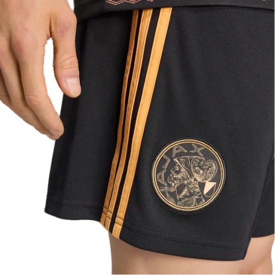 Pantalón Corto Visitante Ajax 2026/27 - Negro para mujer Pantalón Corto Visitante Ajax 2026/27 - Negro para mujer