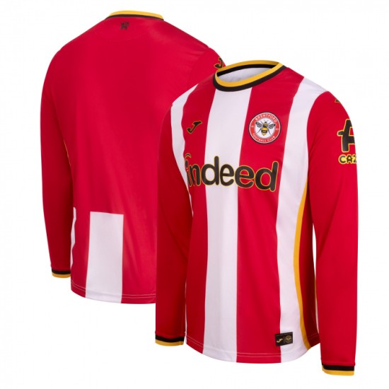 Camiseta de manga larga de local Brentford 2026/27 para mujer Camiseta de manga larga de local Brentford 2026/27 para mujer