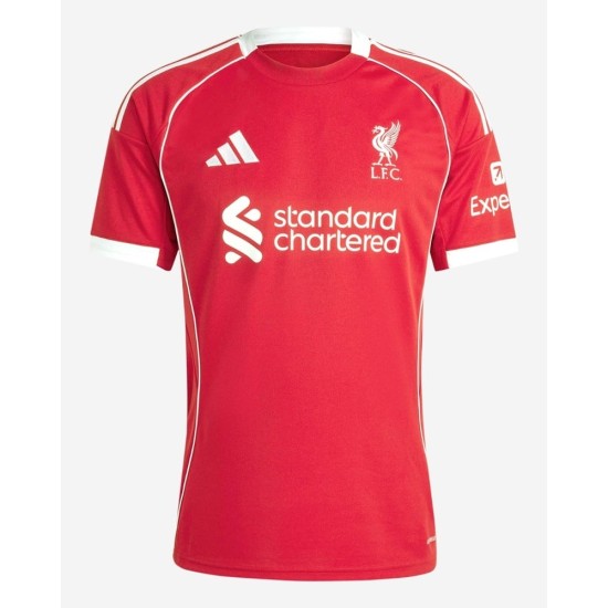Camiseta Local Liverpool Mujer 2025/26 Camiseta Local Liverpool Mujer 2025/26