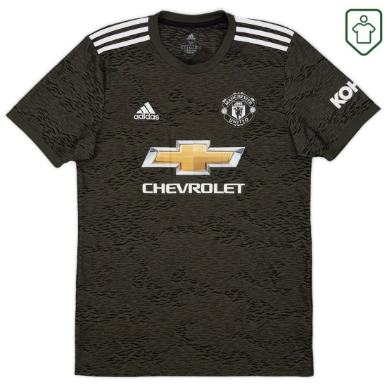 Camiseta retro visitante hombre Manchester United 2020/21 B. Fernandes #18