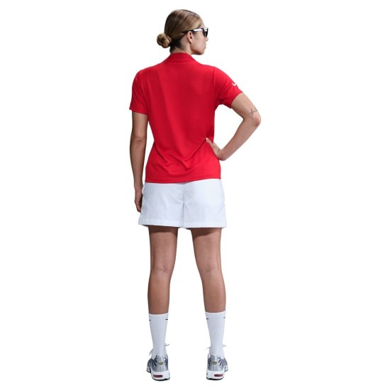 Camiseta de calentamiento tercera para mujer del Atlético de Madrid 2025/26 - Roja Camiseta de calentamiento tercera para mujer del Atlético de Madrid 2025/26 - Roja